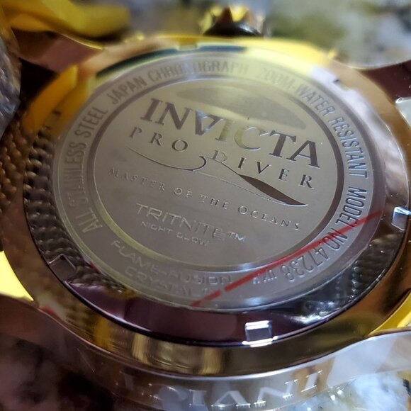 Invicta Pro Diver Gold Chronograph, 14723B - Picture 8 of 14